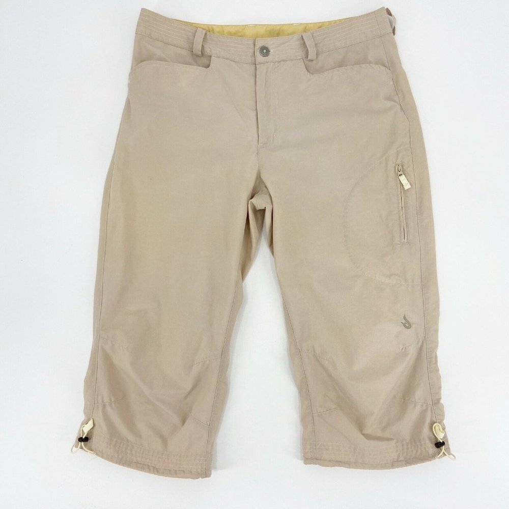 Isis Outdoor Hiking Cropped Pants Tan Sz 10
